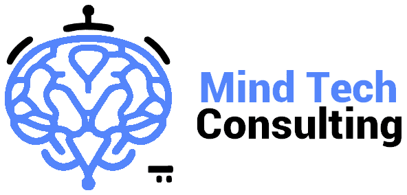 Logo Mind tech consulting paysage avec fond transparent